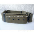 High Quality Cotton Canvas Military Tactical Belt With Metal Buckle